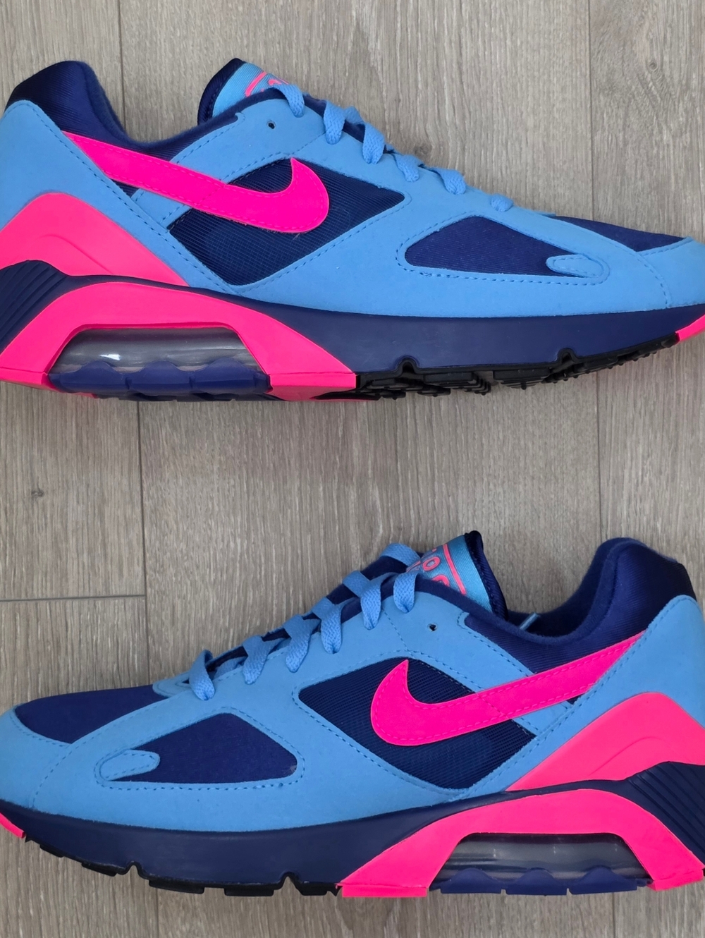 Nike Air Max 180 University Blue Hyper Pink Southbeach HQ1706-401 Men's 10.5 New